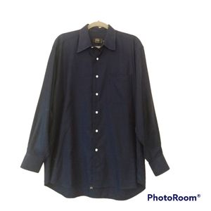 Ike Behar Size 16 New York blue stripe dress shirt. Bundle For Discount.